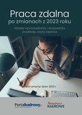 ebooki: Praca zdalna po zmianach z 2023 r. - zasady wprowadzania i stosowania, przykłady wzory zapisów. Stan prawny lipiec 2023 - ebook