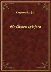 : Modlitwa episjera - ebook