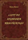 Listy Do Zygmunta Krasińskiego - ebook