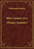 ebooki: Wieś i miasto Cz.2 Obrazy i powieści. - ebook