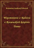 ebooki: Wspomnienie o Kaliście z Rzewuskich księżnie Teano - ebook